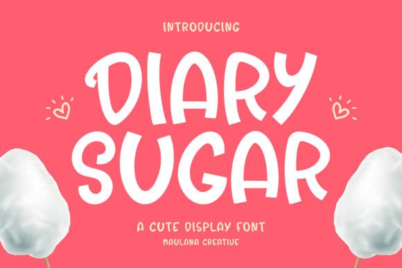 Diary Sugar: A Playful Font for Creative Designs