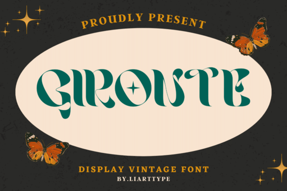 Gironte: Bold Retro Display Font for Modern Design