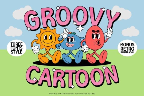 Groovy Cartoon: Playful Yet Professional Design