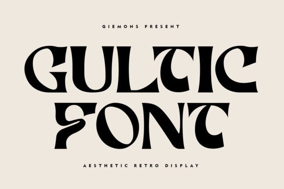Gultic Font: Blending Retro Charm with Modern Design Precision