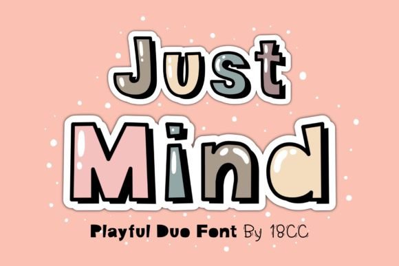 Just Mind Duo: A Playful Approach to Modern Display Typography