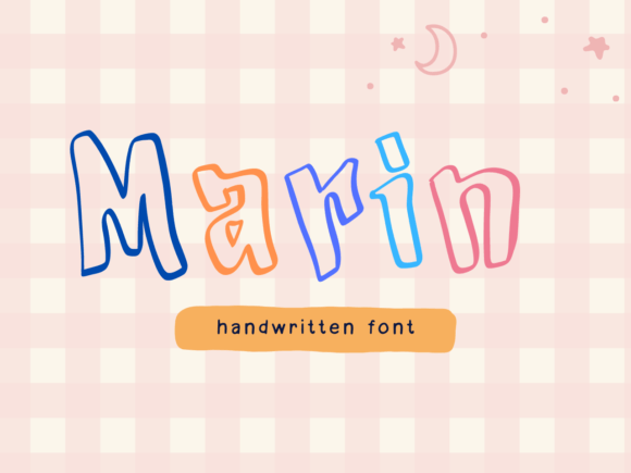 Marin Font: Quirky Handwritten Style for Creative Projects