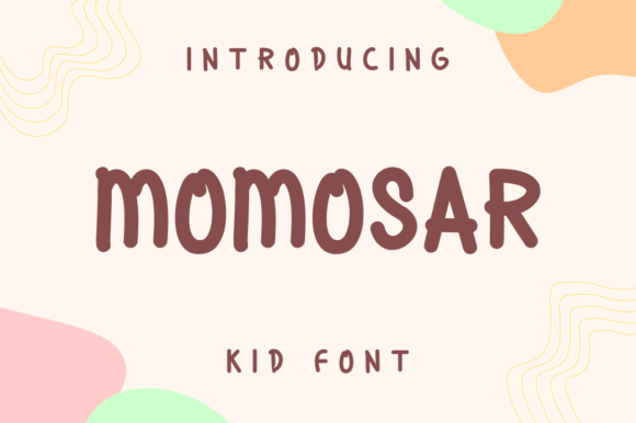 Momosar: The Trendy Display Font for Bold Designs