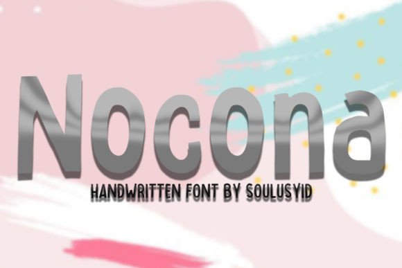 Nocona: A Modern Display Font for Bold Designs