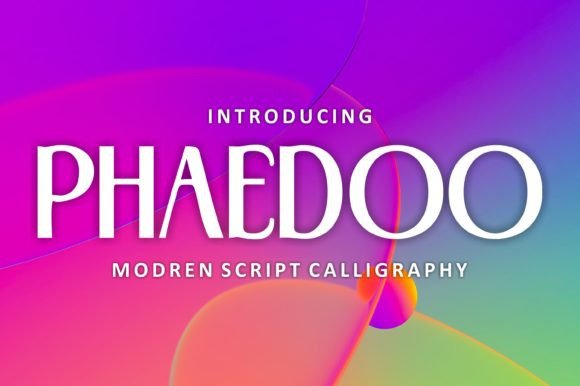 Phaedoo: A Beautiful Display Font for Modern Design