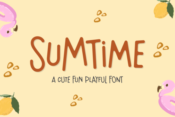 Sumtime: Playful Typography for Modern Design