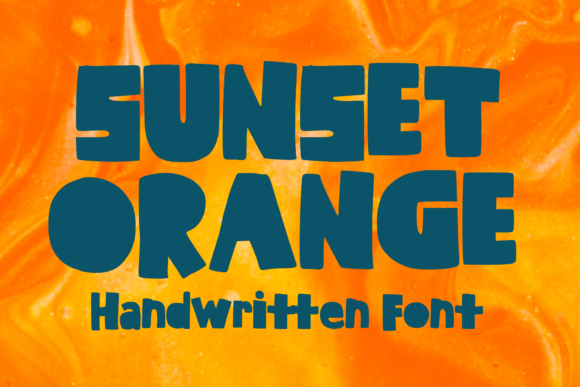 Sunset Orange: Evaluating a Bold Display Font for Creative Projects