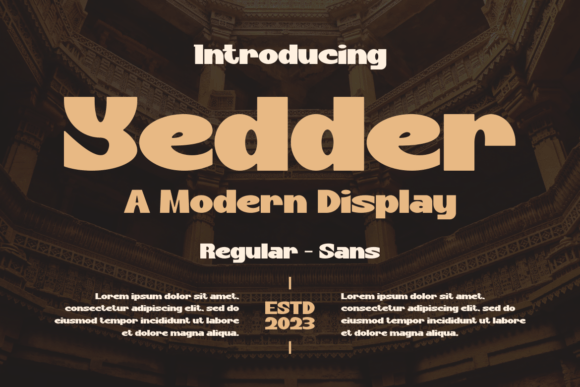Yedder: Bold Typography for Modern Brands